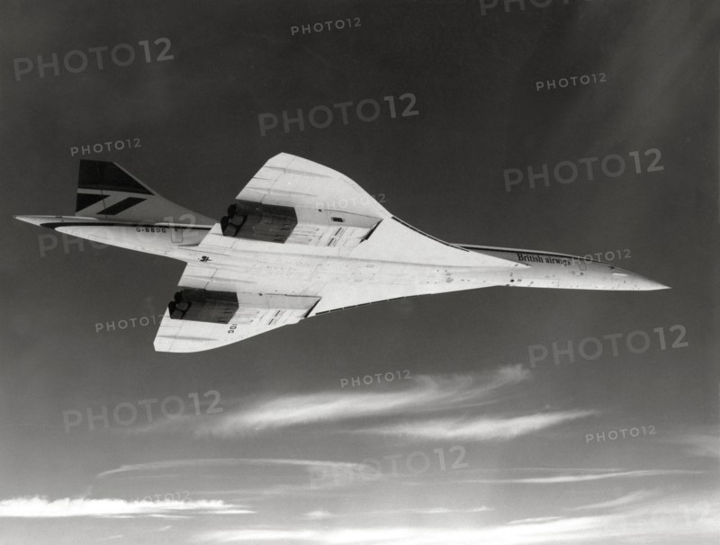 Le Concorde en vol en 1981