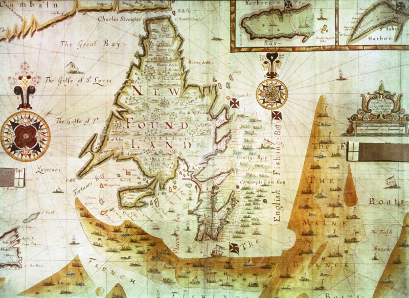 Map engraved by Fitznuge. Newfoundland