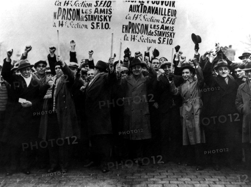 Grève générale et manifestation à Paris (1934)