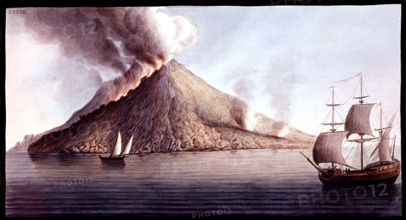 Volcanic eruption