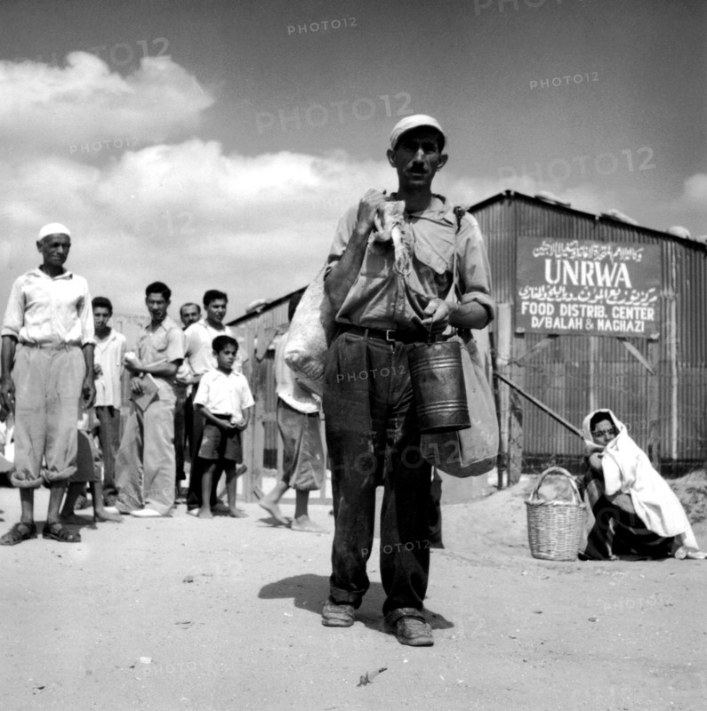 Palestinian refugee camp in the Gaza strip