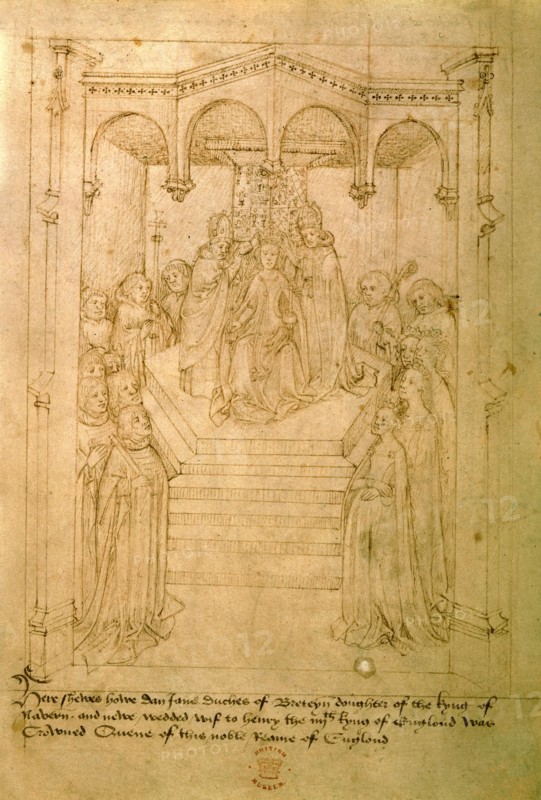Couronnement de Jeanne 1ère de Navarre