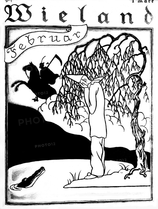 Cover of the German newspaper 'Wieland'