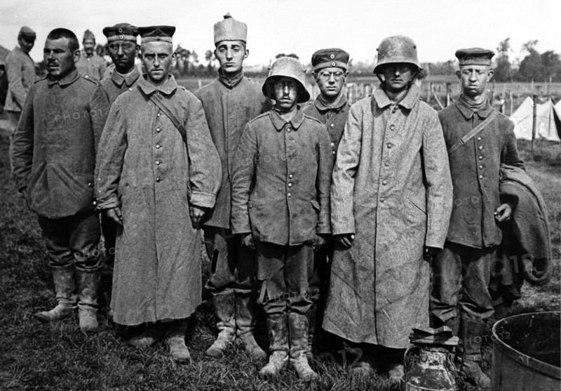 German prisoners in Haringue, 1917