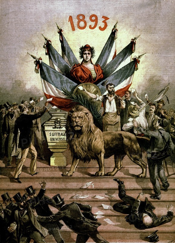 Imagerie populaire, Le suffrage universel