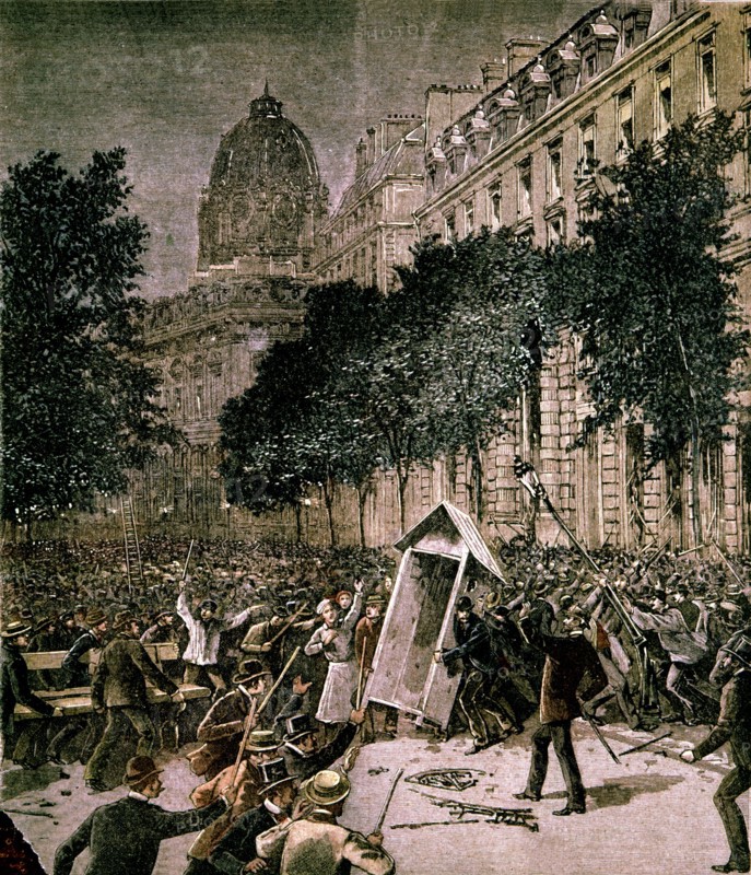 Riots in Paris, in 'Le Petit Journal'
