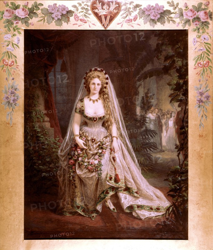 La comtesse de Castiglione en Dame de Coeur