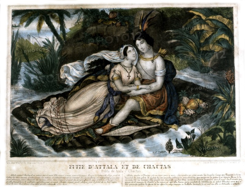 Illustration for 'Attala' by Chateaubriand