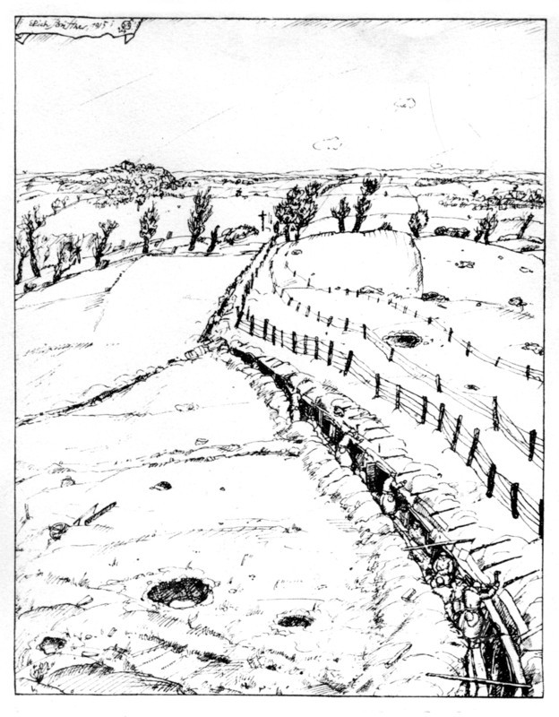 Büttner, In the trenches