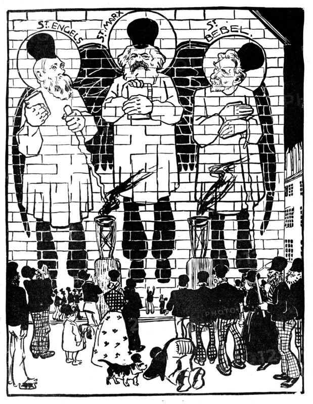 Year 2500: Saint Engels, Saint Marx and Saint Bebel