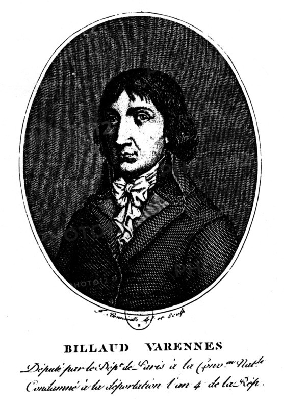 Portrait of Billaud Varennes, deputy
