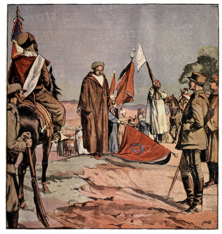 Surrender of Abd el Krim. 1926