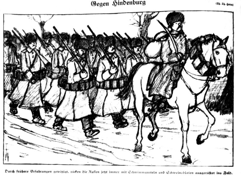 Heine, Soldats allemands traversant la campagne
