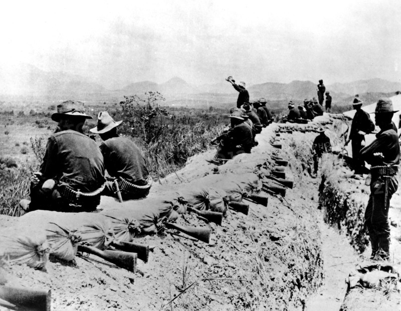 Soldats américains pendant une trève