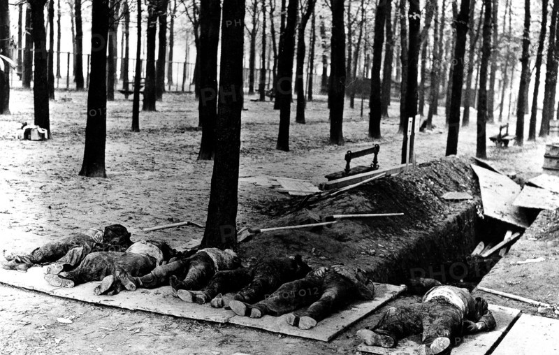 Liberation of France: Peace officers shot by German soldiers