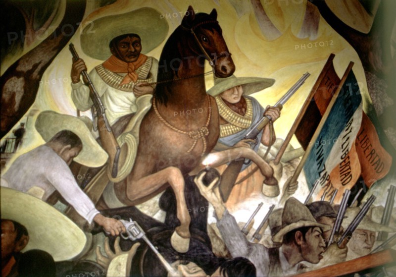 Rivera, Fresque de l'hôtel du Prado.