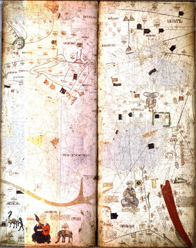 Catalan atlas: Oriental Mediterranean map