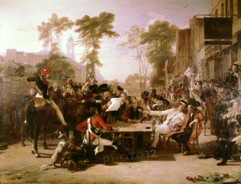 Wilkie, Chelsea Pensioners reading the Waterloo Despatch