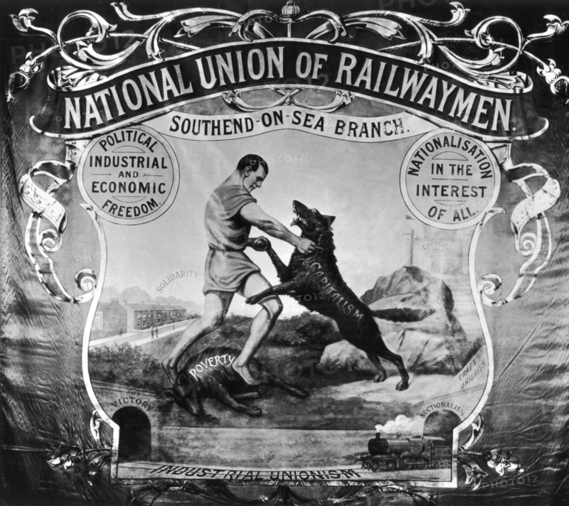Banner of the National Union of railwaymen
