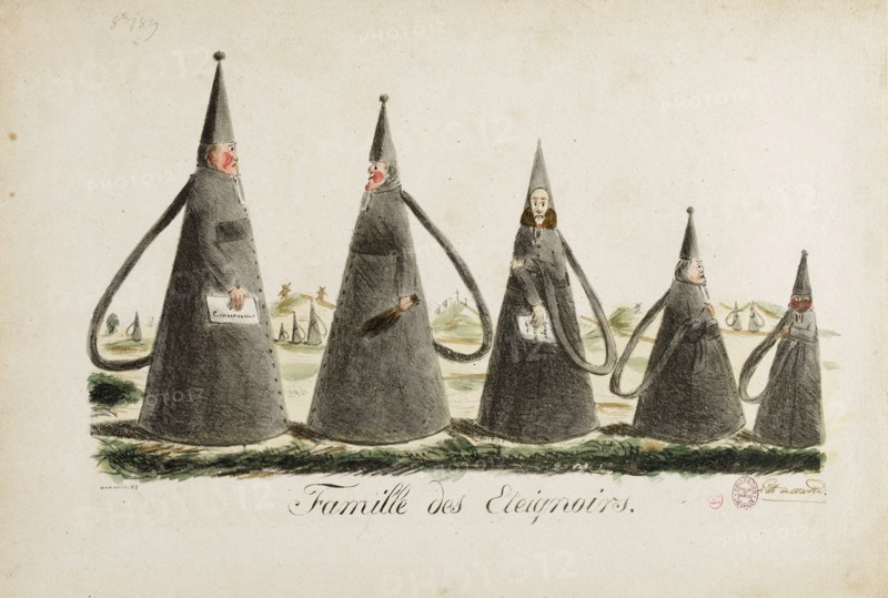 Devéria, La famille des éteignoirs