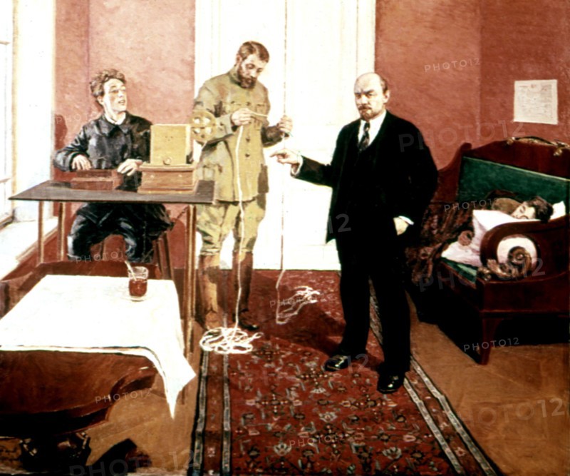 I. Brodsky, Lenin at the Smolnyi Institute