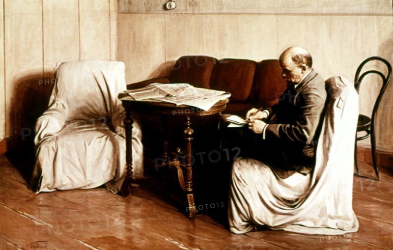 I. Brodsky, Lénine à l'institut Smolnyi