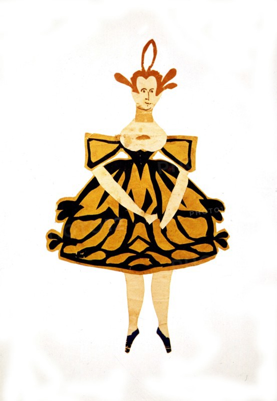 Hans Christian Andersen, découpage papier : Danseuse