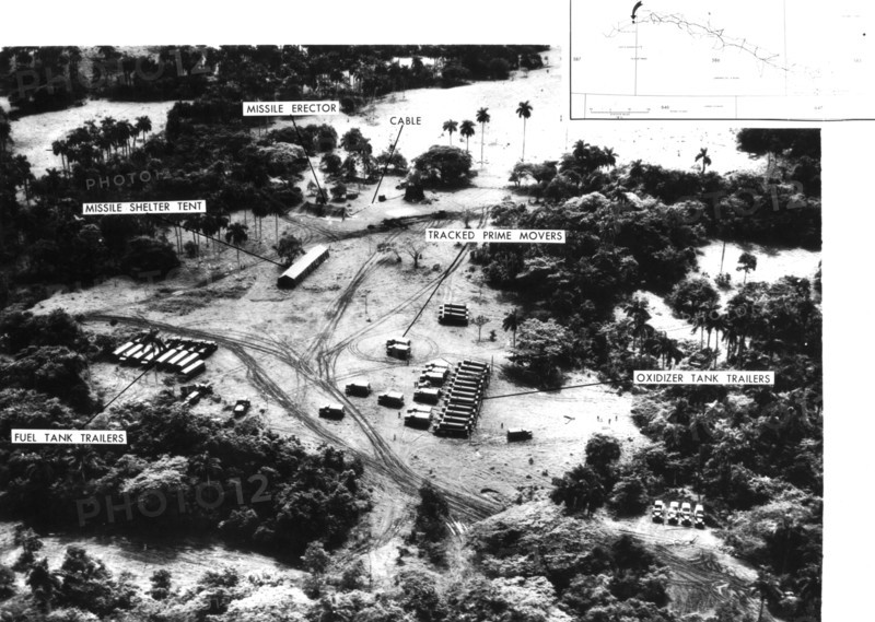 Affaire des missiles de Cuba, octobre 1962, base San Cristobal