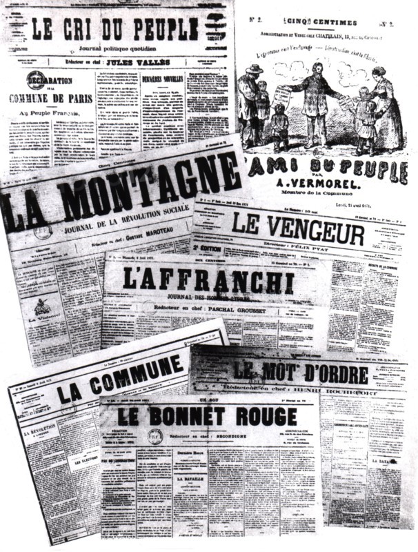 Journaux révolutionnaires pendant la Commune