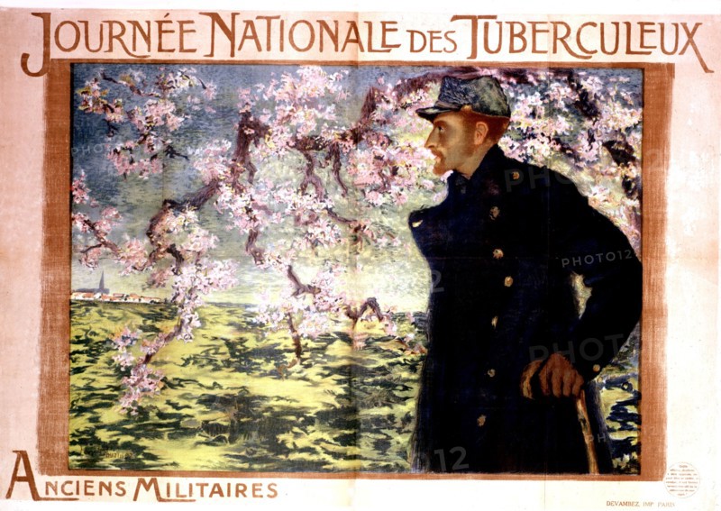 Affiche de Levy-Dhurmer pour la journée des tuberculeux, anciens militaires