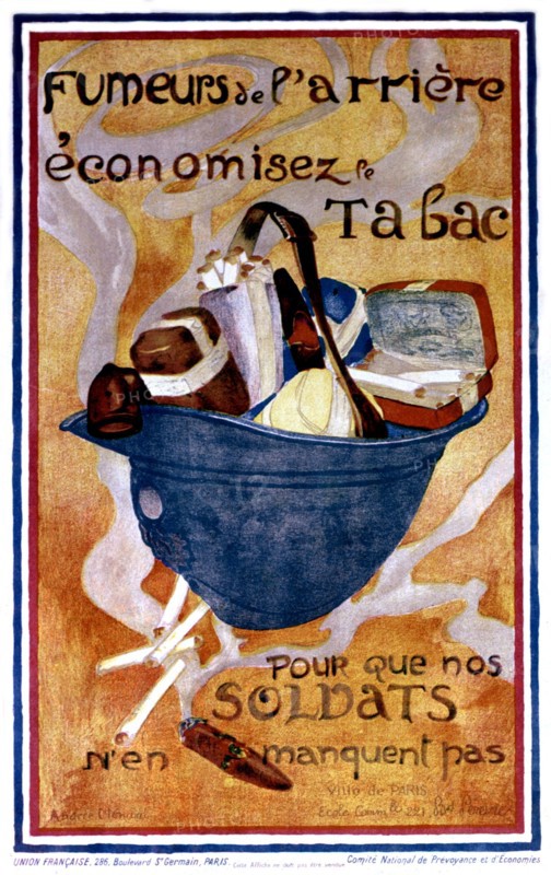 Affiche, dessin d'élèves d'école primaire sur le thème des restrictions (1914-1918)
