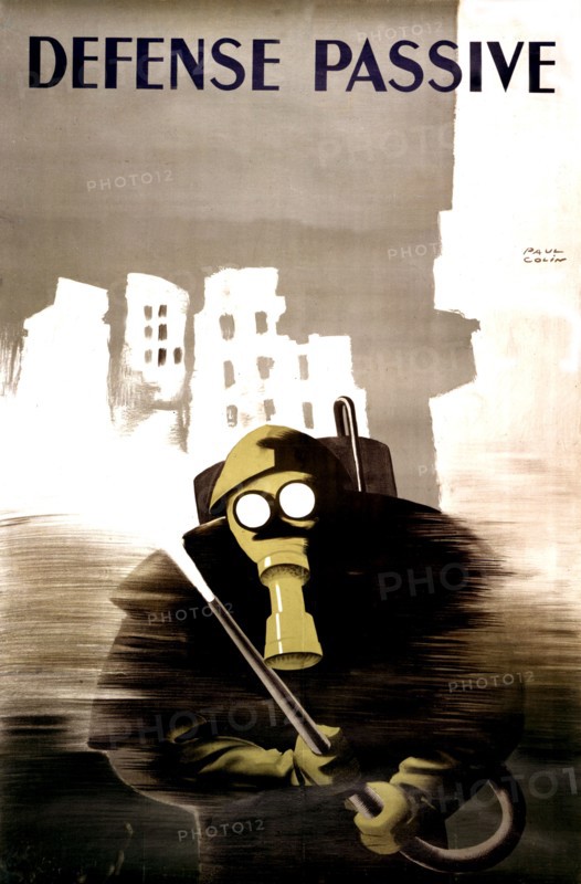 Poster by Paul Colin for the civil defence