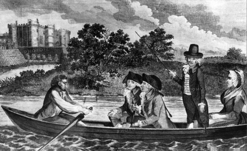 Affaire du collier de la reine : La comtesse de la Mothe à sa sortie de la Salpétrière