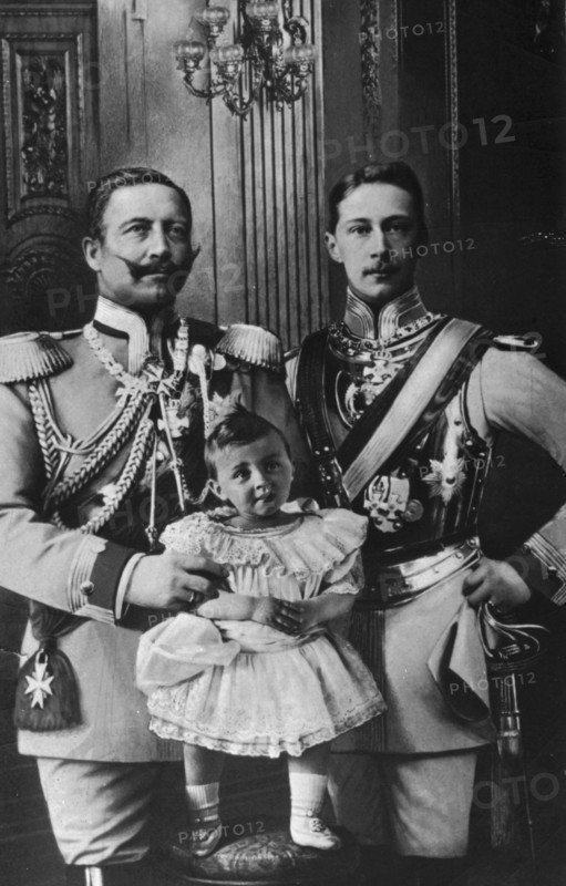 Guillaume 1er, Guillaume II et le Kronprinz