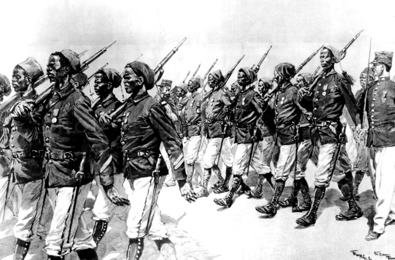 Les tirailleurs sénégalais de l'expédition Marchand