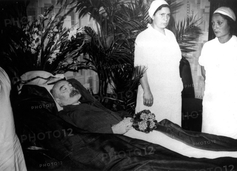 Marseille. Assassinat d'Alexandre de Yougoslavie. Le corps de Louis Barthou (1862-1934), mort au moment de l'attentat