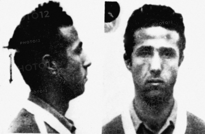 Police research card about Ben Bella