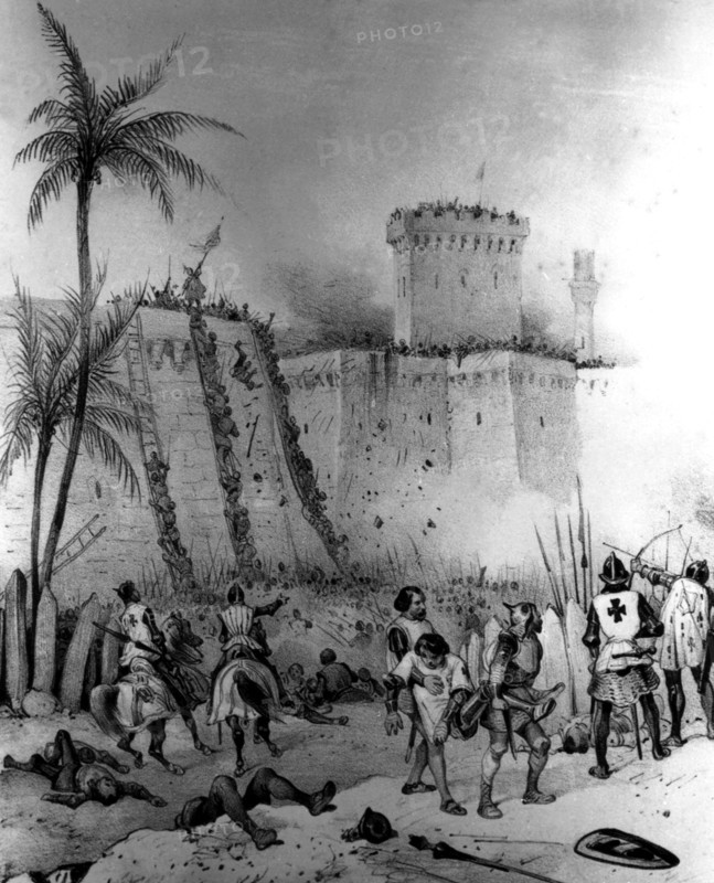 1st crusade, Christians in front of Jerusalem