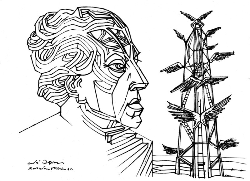 Masson, Portrait d'André Breton