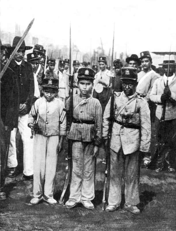 Civil War known as "Thousand Days' War". Child soldiers of the Governmental Army