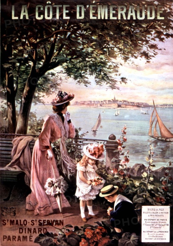 Advertising poster for the Northern Coast of Brittany