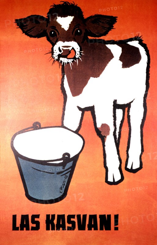 Propaganda poster by Koit Püss (1963)