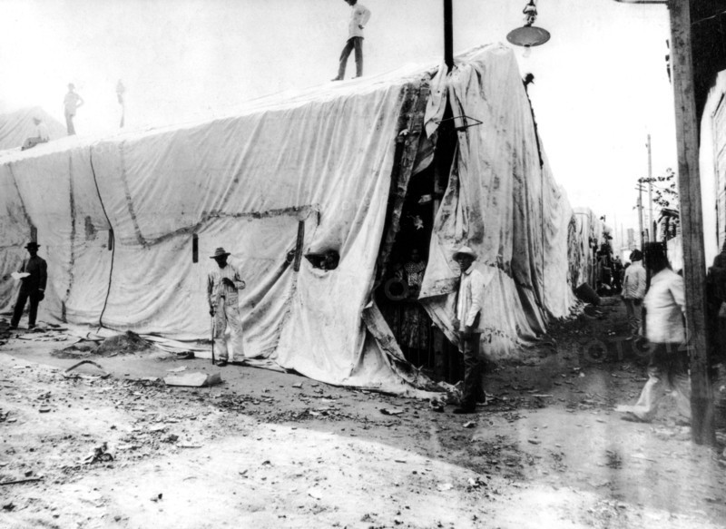 Lutte contre la fièvre jaune à Santiago de Cuba (1908)