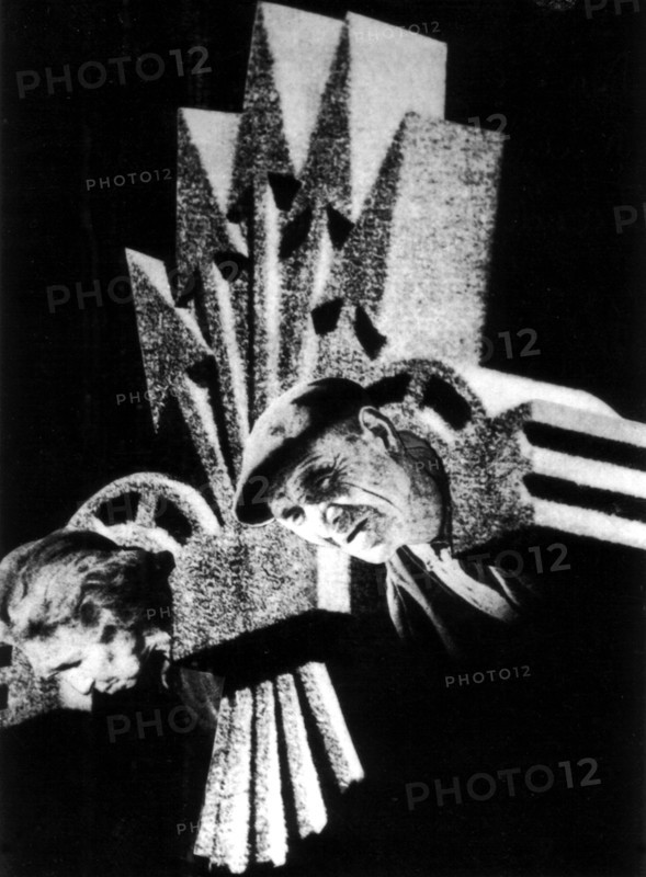 Photomontage by Mieczyslaw Berman, the Spanish people under Franco's yoke