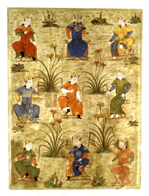 Persian manuscript illustrated with 106 paintings: "Jami'al Tawarikh" by Rachid ad-Dîn (History of the Mongols)