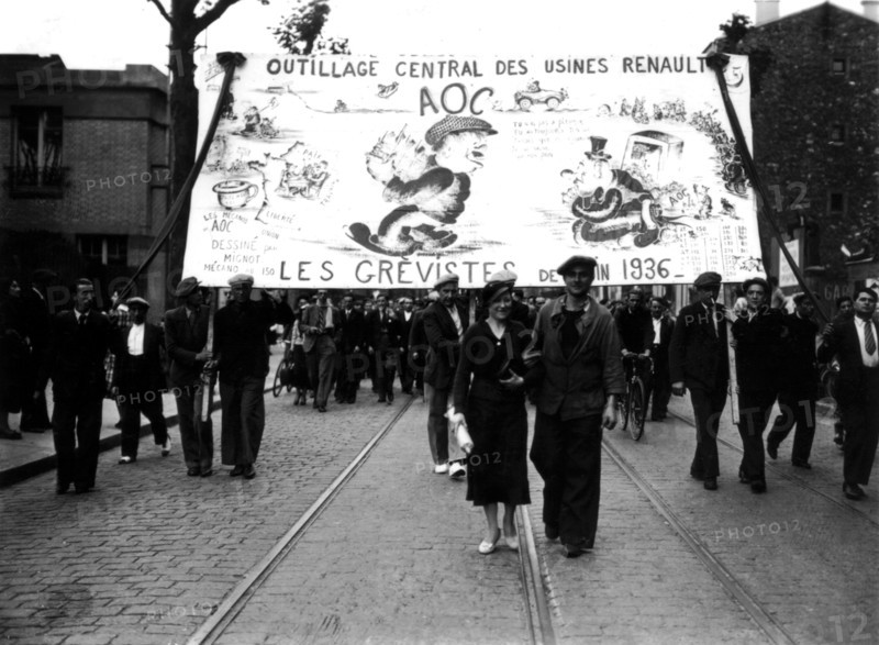 Evacuation des usines Renault à Paris, 1936