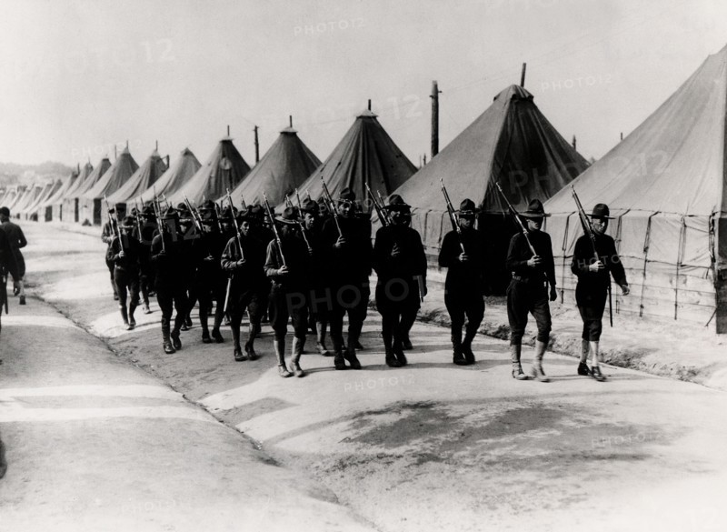 Camp de Wadworth d'entraînement des troupes américaines, 1917