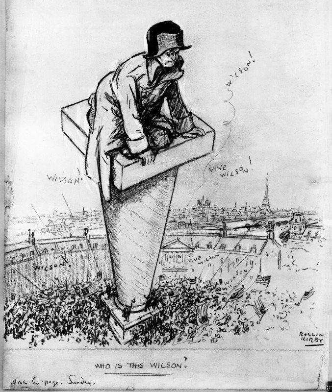 Kirby, President Wilson's visit in France at the end of the first world war