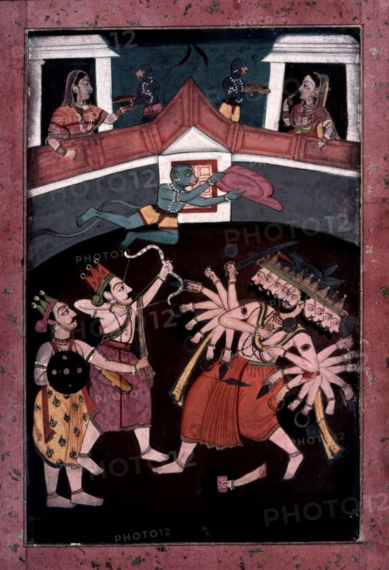 Miniature de la représentation de la déesse Kali