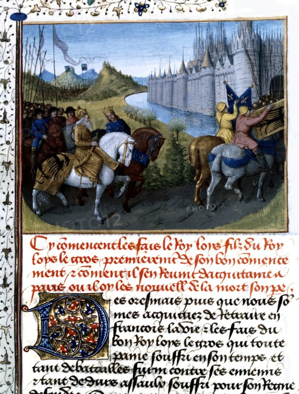 Chroniques de Saint-Denis, Entrée de Louis VII à Constantinople